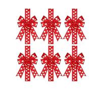 Bow Bows for Cupboard | 6-Piece Decoration for Holidays & Valentine's Day 100 cm | Large Holiday Heart Bows Kitchen Decoration | Decoration for Home Apartment Bedroom Door