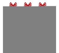 Bow Bows for Cupboard, 6 Pieces, 100 cm, Valentine's Day, Heart, Heart-Shaped Cabinet Bows Party Decoration, Decoration for Home, Home, Bedroom, Door