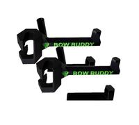 Bow Buddy Bow Hanger for Truck,Twist-On 2.0 Bow Buddy - Nearly Universal Bow Hanger for Trucks & Suvs - Printed from Asa Will Not Melt/Warp - Spacer Ring Included | Quick No-Tool Install(D 2PCS)