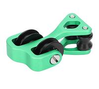 BOW CABLE SLIDER COMPOUND STRING SPLITTER ROLLER BOWSTRING SEPARATOR WITH BEARING ULTRA LIGHT ALUMINUM STRONG GREEN 1.2OZ SUIT FOR COMPOUND BOWS