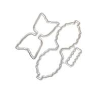 Bow Cutting Dies Etched Craft Dies Handmade Ability Developing Template for School Classroom Teaching Props Supplies Scrapbook Stencil