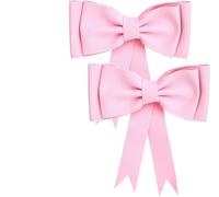 Bow Decorations, Decor Large Bow For Room 2 Pcs Pink Bow Cake Toppers For Girls Birthday Oversized Topper Decoration Bows Party Decorations