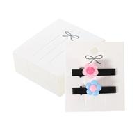 Bow Display - 200-Piece Rectangular Storage Card, Hairpin Holder Display Board | For Boutiques, Shops, Market Vendors, Retail, Home, Travel and