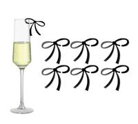 Bow Drink Tag, 2025 New Bow Drink Clip, Silicone Bowknot Drink Tag For Bachelorette Wedding Birthday Party Tasting Coquette
