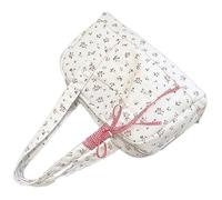 Bow Duffle Bag - Waterproof Canvas Bag with Shoulder Strap, Cute Weekender Travel Bag, Soft Handbag, Fitness Bag, Lightweight Bag Overnight for Yoga, Training and Sick, 2, see description, See