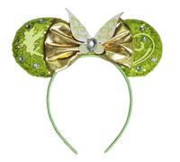 Bow Ear Headbands for Women, Sequin Tinker Bell Mouse Ear Headbands for Adult
