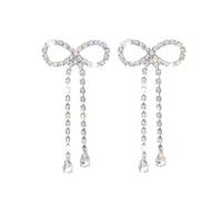 Bow Earrings for Women Trendy Gold Pearl Drop Dangle Earrings Bowknot Stud Wedding Party Daily Jewelry Accessory present for Her