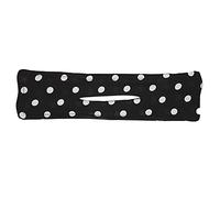 Bow Fabric Hair Band Hair Bun Maker Durable Light Easy to Carry Daily Life, Party Cloth Fabric 5 Colors Available (Black)
