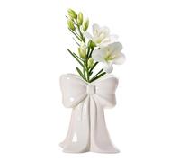 Bow Flower Vase,Aesthetic Centrepiece Tabletop Decoration | Ideal Choice For Various Settings. Designed To Serve As Both A Edroom Working Place Cafe Coffee Shop Dining Room Kitchen Mantel Living Room