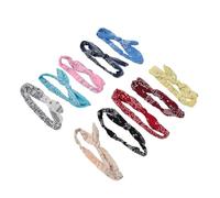 Bow Hair Bands, Elastic Women Headbands, 10 Colours Hair Ties, Hairlace for Makeup, Spa, Yoga, Running, Work or Study Suitable for Long and Short Hair, Soft, Breathable, Sweat