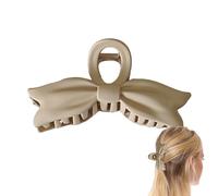 Bow Hair Claw - Non Slip Jaw Clips, Large Decorative Barrette Providing Secure Hold And Stylish Comfort | Women Girls Thin Long Hair Daily Styling Party School Office Casual Wear Use