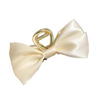 Bow Hair Clips, Bow Clips, Hair Claw - Aesthetic Large Satin Hair Bows, Large Claw Clips, Hair Clips for Thick, Thin, Curly Hair
