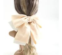 Bow Hair Clips Satin Bow Hair Clips Patchwork Retro Simple Hair Clips for Birthday Party