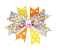 Bow Hair Clips Women - Ribbon Hair Clip Bows for Girls - Cute Bunny Dot Ribbon Hairpin, Fashion Barrettes for Toddler Kids Teens