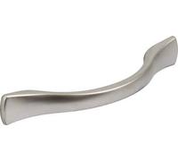 Bow Handle for Kitchen/Bedroom/Cabinet/Door/Cupboard/Drawer Handle 96mm Hole Centres - Matt Nickel (1)
