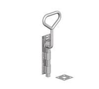 Bow Handle Gate Garage Drop Down Bolt Galvanised - 12" 18" 24" - HEAVY DUTY (600mm (24"))