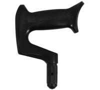 Bow Handle Replacement for Cane and Crutch Support Grip Black PP | Comfortable Grip, Enhanced Stability, Additional Support, Replaceable Head for Mobility Challenges