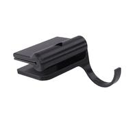 Bow Holder Folding Bow Hook Organizer ABS Music Stand Holder with Pencil Clamp for Violin Cello Storage Easy Sheet Marking for Practice and Performance (Black)