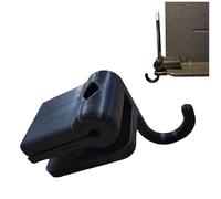 Bow Holder for Music Stand with Pencil Clip, Folding Bow Hook Organizer for Orchestra Practice, Portable Simple Clip-On Installation Music Accessories Stand, Suitable Violin Players (black*1)