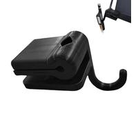 Bow Holder for Music Stand with Pencil Clip - Non-Slip Folding Bow Hook for Violin, Viola, and Bass, Space-Saving Instrument Organizer for Musicians, Studio, and Orchestral Practice | Black