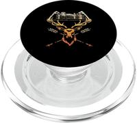 Bow Hunter Bow & Arrow Deer Head Compound Bow Deer Hunting PopSockets PopGrip for MagSafe