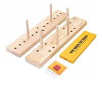 Bow Maker for Ribbon for Wreaths, Wooden Ribbon Bow Maker Tool for Christmas Bows, Hair Bows, Creating Gift Bows, Party Decorations, Corsages, Various Crafts(with Instructions)