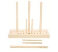 Bow Maker, Wooden Bow Making Tool,Adjustable DIY Bow Maker Tool - Natural Wood Ribbon Bow Maker for Wreaths, Easy-to-Use Crafting Tool for Holidays & Decorations, Portable Design for DIY Projects