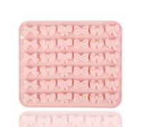 Bow Mold, Silicone Bowknot Chocolate Fondant Mold Candy Moulds for Gummy Cake Pops Jelly Cookie Cupcake (Square)