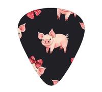 Bow Pigs Guitar Picks Gift Set - Smooth Durable Plectrums For Acoustic, Electric & Bass Guitar, Perfect Present For Guitar Lovers & Musicians