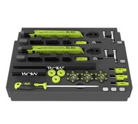 BOW Products Low Profile Clamping Kit - Versatile Tabletop Clamping Solution for CNC, MFT, T-Track, Dog Tables & Workbenches - Includes Clamps, Fences, Interchangeable Tips & Hardware