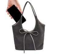 BOW PURSE - PU Leather Tote | HANDBAG TOTE | Elegant Shoulder Bag With Bow Design, Soft PU Material And Fine Stitching, Ideal For Daily Use Or Gifting On Birthdays, Anniversaries, And Special Events