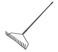 Bow Rake 16 Tooth With Fibreglass Handle And Rubber Grip Easy Use Great Quality