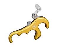 Bow Release 4 Thumb Trigger Aid Left/Right Hand for Compound Bow (Gold)