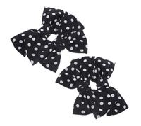 Bow Shoe Clips with Vintage Charm 2 Pairs Fabric Material and Securely Staying in Place Stylish Removable Shoe Buckle Accessories for Women and Girls for Wedding and Occasion
