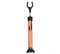 Bow Stand for Recurve and Longbow, Folding Bow Holder Rack with Fiberglass Frame, Portable Lightweight Support for Hunting or Display(Orange)