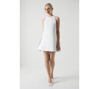 Bow Structured Satin Bridal Mini Dress Coast Ivory 16