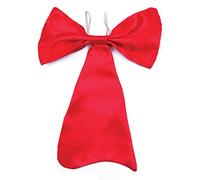 Bow Tie Clown Carnival Pageant Amusement Park Fancy Dress Cosplay Add-on Large Red