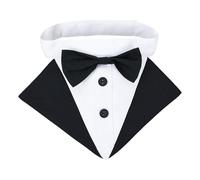 Bow Tie Collar for Dogs, Bow Tie Collar for Dogs - Bow Tie Wedding Bandana Collar Bandanas, Luxury Harness for Comfortable Bandana Collar for Costu