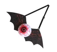 Bow Tie Dog Collar, Luminous Eye Halloween for Cat Butterfly Bow Tie Decorative Accessory All Sizes Puppy Cat Dog