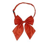 Womens Bow Tie Set of 6, Ladies Lolita Bowtie for Lady Uniform or Cosplay T-shirt for Halloween or Homecoming W-B-T3, Red, One size