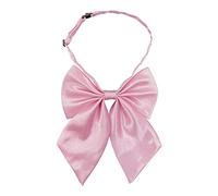 Womens Bow Tie Set of 6, Ladies Lolita Bowtie for Lady Uniform or Cosplay T-shirt for Halloween or Homecoming W-B-T3, Pink, One size