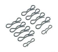 Bow Tie Lock Cotter Pin Set 10pcs Deck Clip 194209 194208 for Lawn Mower Tractor Repair