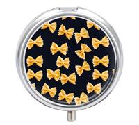 Bow Tie Pasta Pill Case 3 Compartment Pillbox