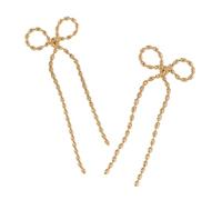 Bow Tie Shaped Ears Butterfly Dangle Ear Ring Bow Knot Pendant Earwear Elegant Ear Worship for Women