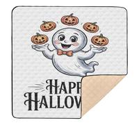 Bow - Tie Spirit Halloween Soft Padded Baby Play Mat for Floor Comfortable Tummy Time Mat for Babies Infants Toddlers, 50'' x 50''