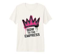 Bow to The Empress Grunge Punk Crown Street Art Premium T-Shirt