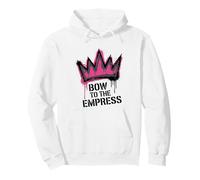 Bow To The Empress Grunge Punk Crown Street Art Pullover Hoodie