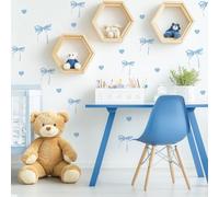Bow Wall Stickers,9 Sheets 135 Pcs PVC Bow Knot Wall Decals for Bedroom Living Room Party