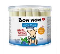 Bow Wow Meaty Jumbo Dog Treats - Smoked Meat - Tub of 35