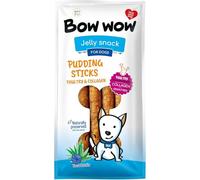 Bow Wow Chicken Pudding Sticks with Collagen and Yucca - Joint & Mobility Support Dog Chews with Glucosamine and Chondroitin (6 Sticks x 170g, 27-30cm Each)